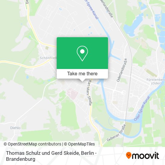 Thomas Schulz und Gerd Skeide map