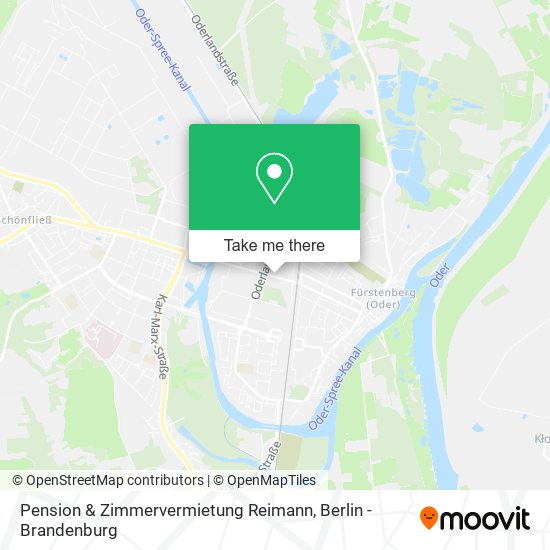 Pension & Zimmervermietung Reimann map