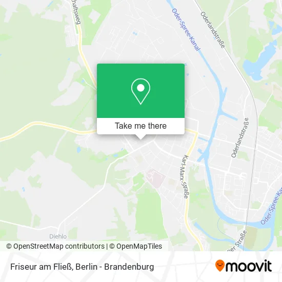 Карта Friseur am Fließ