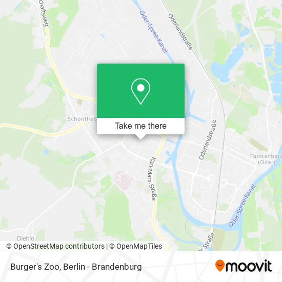 Карта Burger's Zoo
