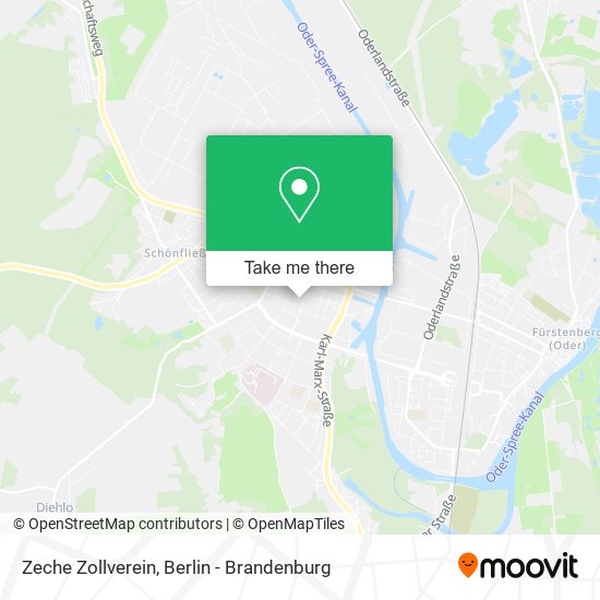 Zeche Zollverein map