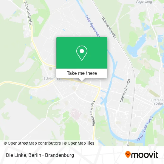 Карта Die Linke
