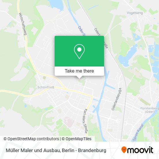 Müller Maler und Ausbau map