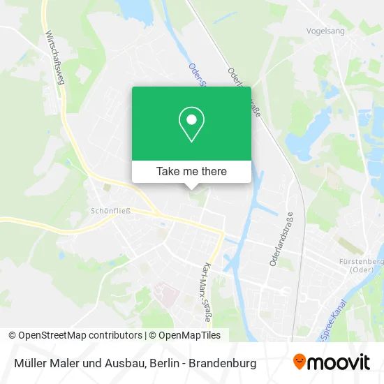 Карта Müller Maler und Ausbau