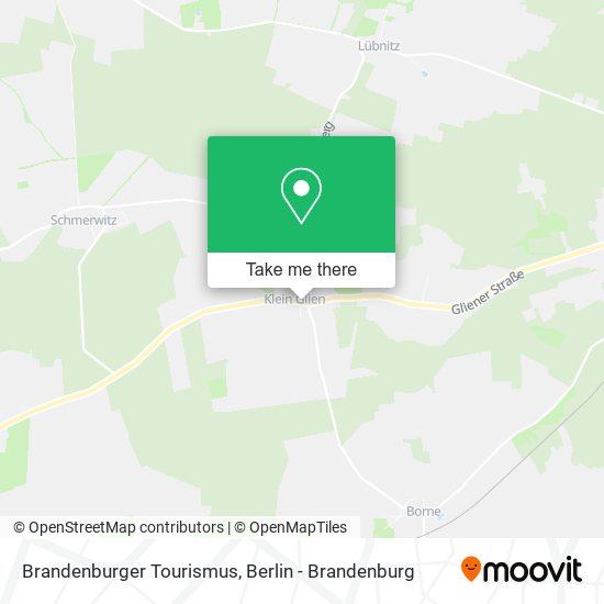 Brandenburger Tourismus map