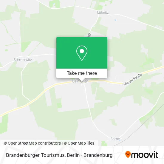Brandenburger Tourismus map