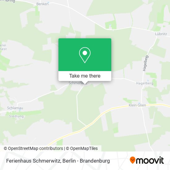 Ferienhaus Schmerwitz map