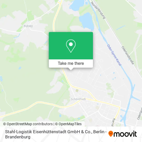 Карта Stahl-Logistik Eisenhüttenstadt GmbH & Co.