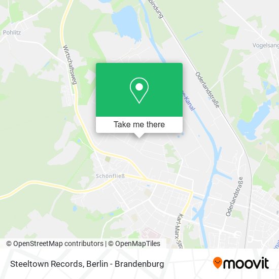 Steeltown Records map