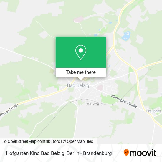 Hofgarten Kino Bad Belzig map
