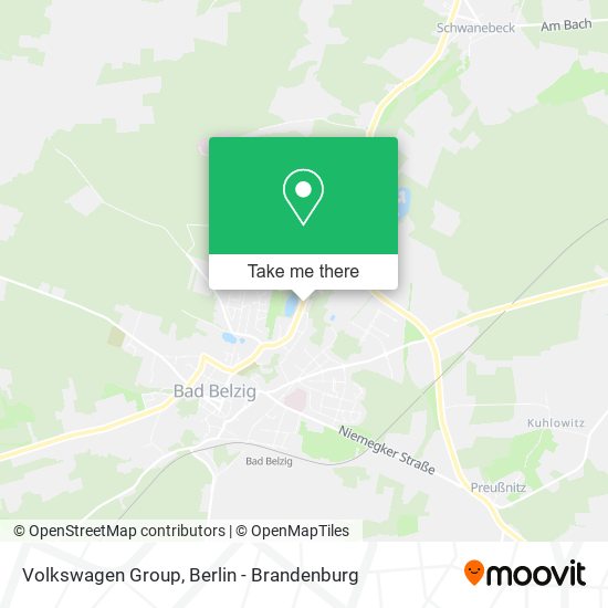 Карта Volkswagen Group