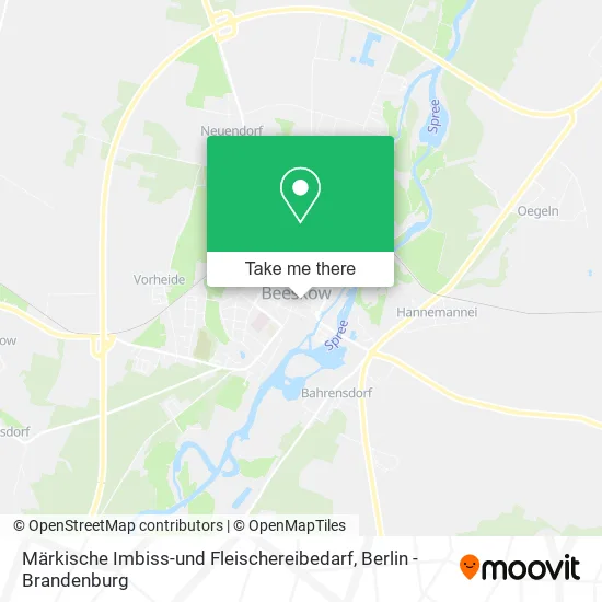 Карта Märkische Imbiss-und Fleischereibedarf