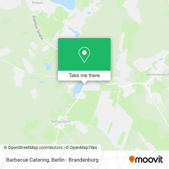 Barbecue Catering map