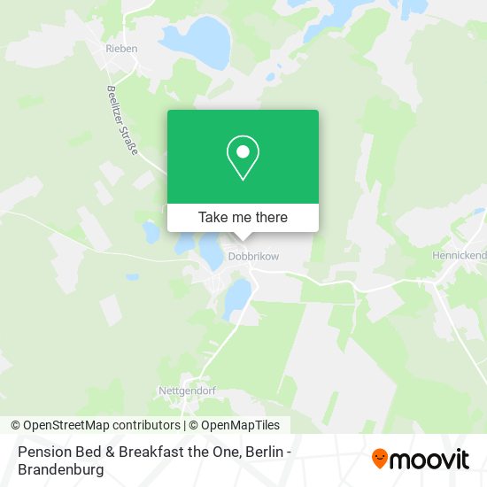 Pension Bed & Breakfast the One map