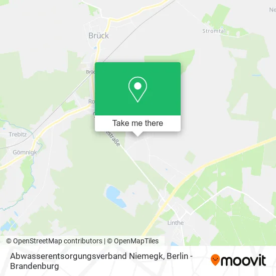 Карта Abwasserentsorgungsverband Niemegk