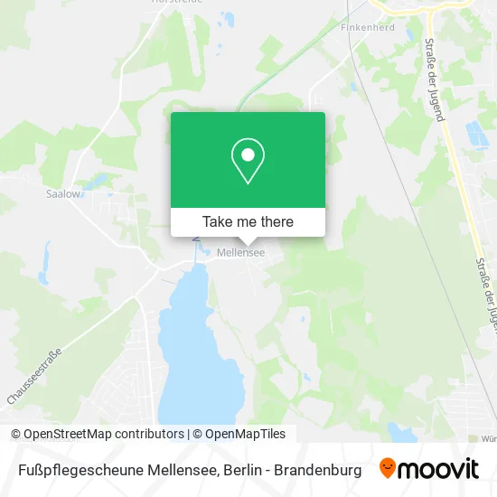 Карта Fußpflegescheune Mellensee