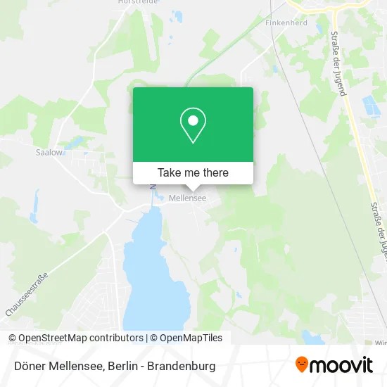 Карта Döner Mellensee