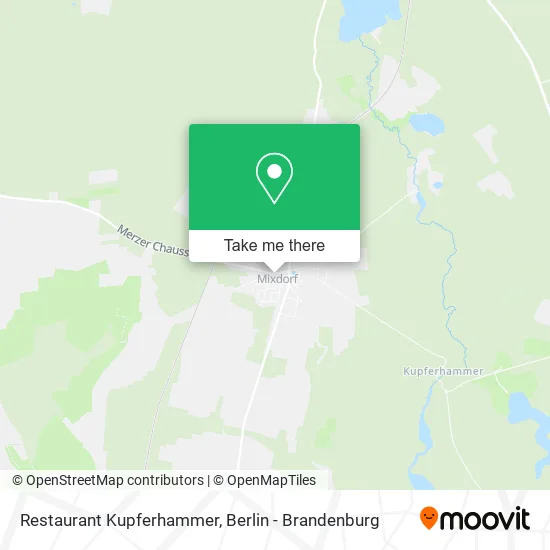 Restaurant Kupferhammer map