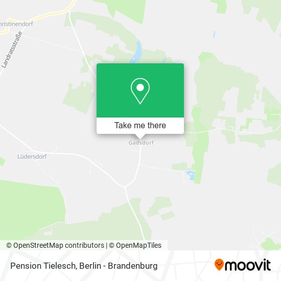 Pension Tielesch map
