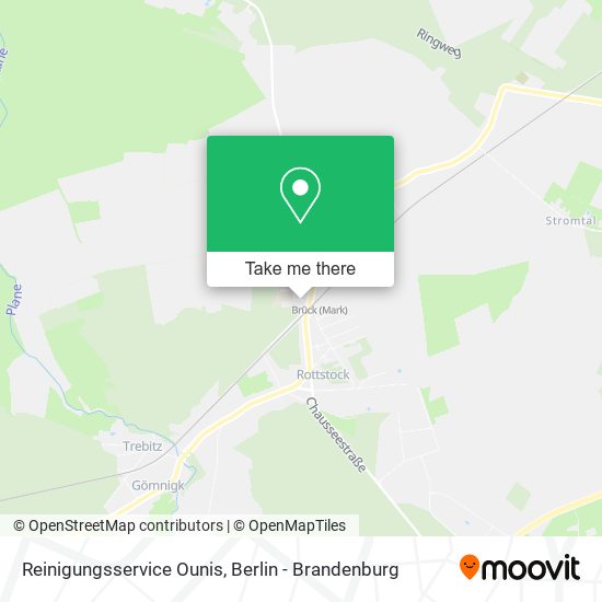 Reinigungsservice Ounis map