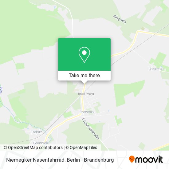 Niemegker Nasenfahrrad map