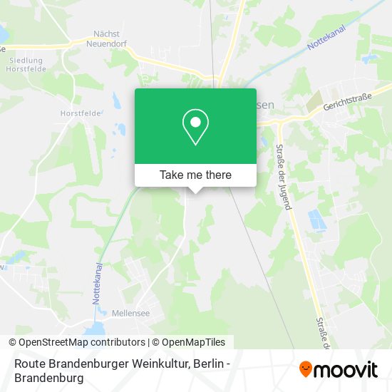 Route Brandenburger Weinkultur map