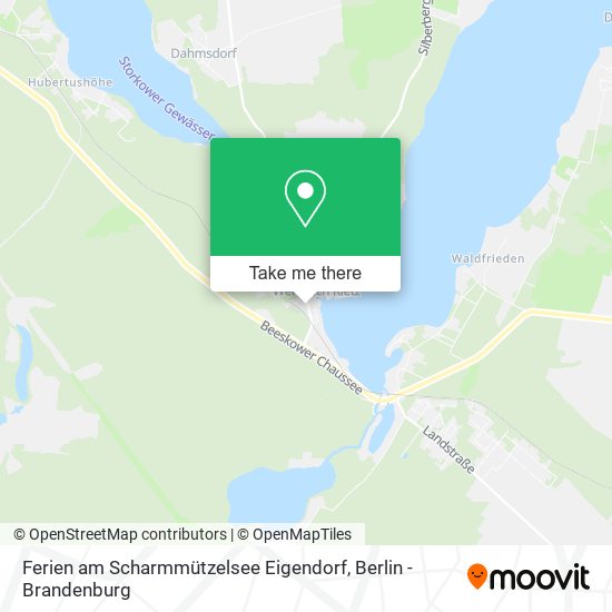 Ferien am Scharmmützelsee Eigendorf map