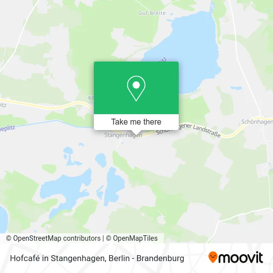 Карта Hofcafé in Stangenhagen