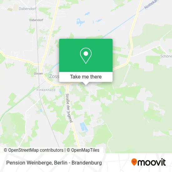 Pension Weinberge map