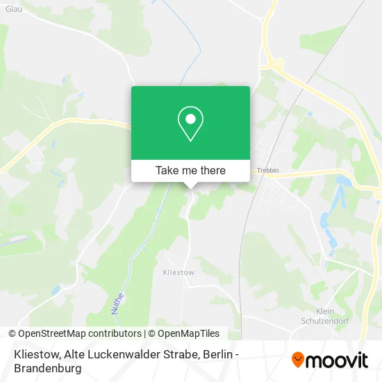 Карта Kliestow, Alte Luckenwalder Strabe