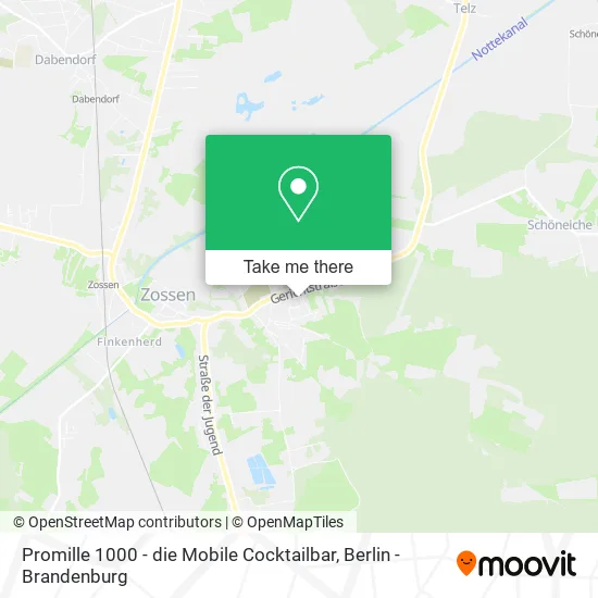 Карта Promille 1000 - die Mobile Cocktailbar