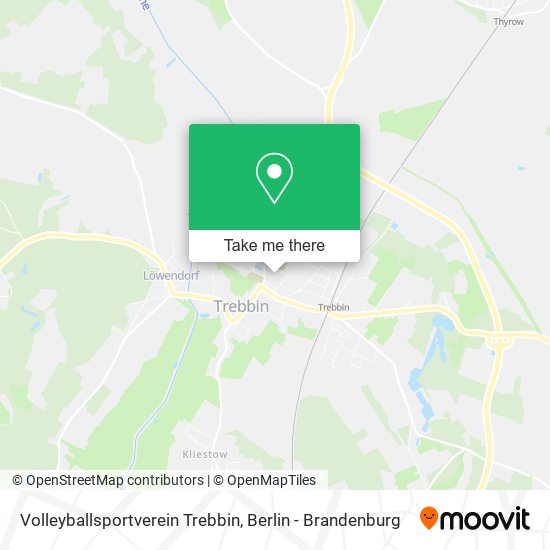 Volleyballsportverein Trebbin map