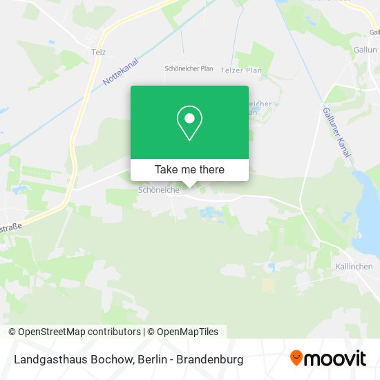 Landgasthaus Bochow map