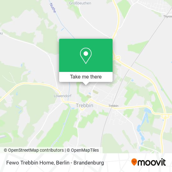 Fewo Trebbin Home map