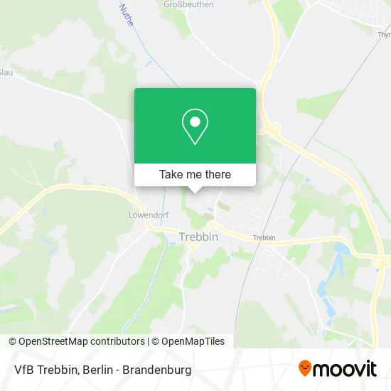 Карта VfB Trebbin