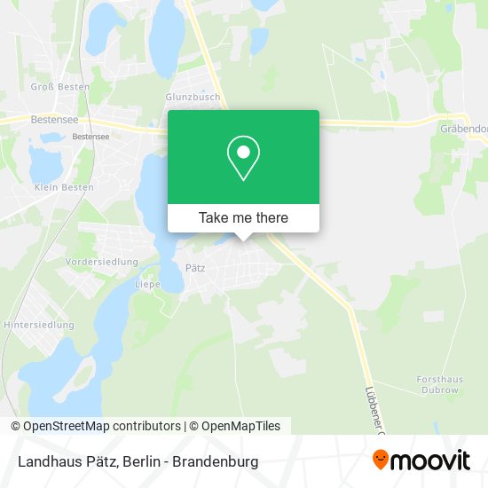 Landhaus Pätz map