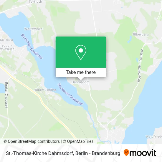 St.-Thomas-Kirche Dahmsdorf map