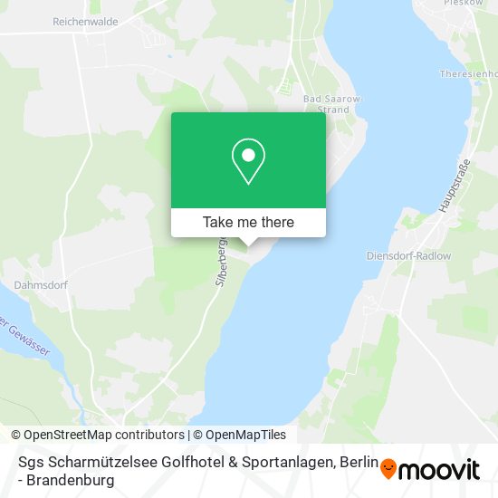 Sgs Scharmützelsee Golfhotel & Sportanlagen map