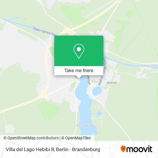 Villa del Lago Hebibi R map