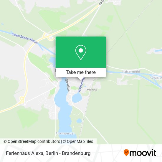 Ferienhaus Alexa map