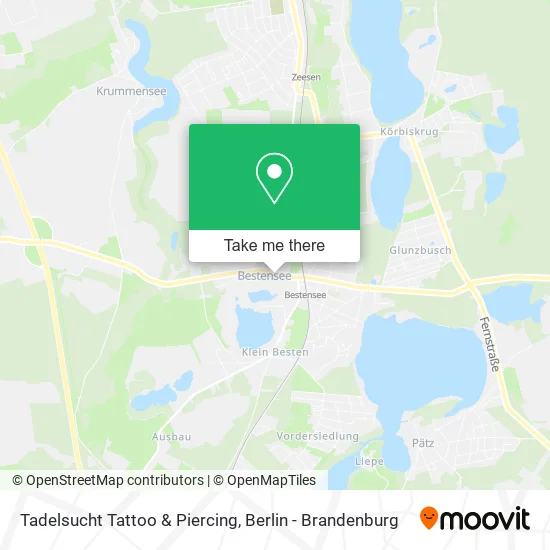 Карта Tadelsucht Tattoo & Piercing