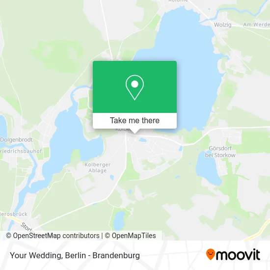 Your Wedding map