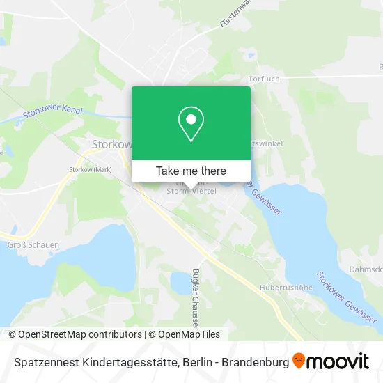 Карта Spatzennest Kindertagesstätte