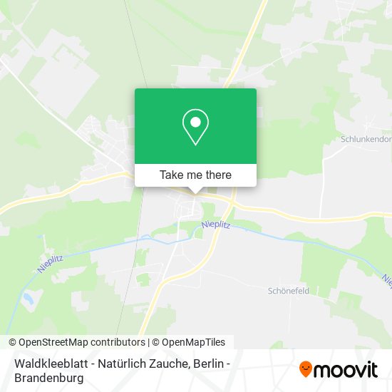 Waldkleeblatt - Natürlich Zauche map