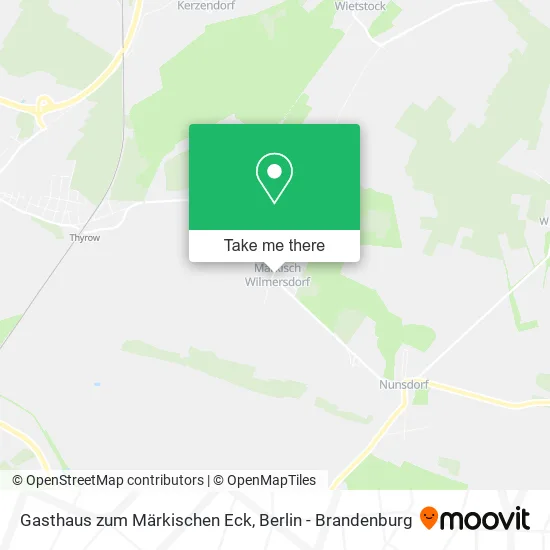 Карта Gasthaus zum Märkischen Eck