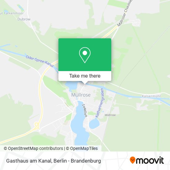 Gasthaus am Kanal map