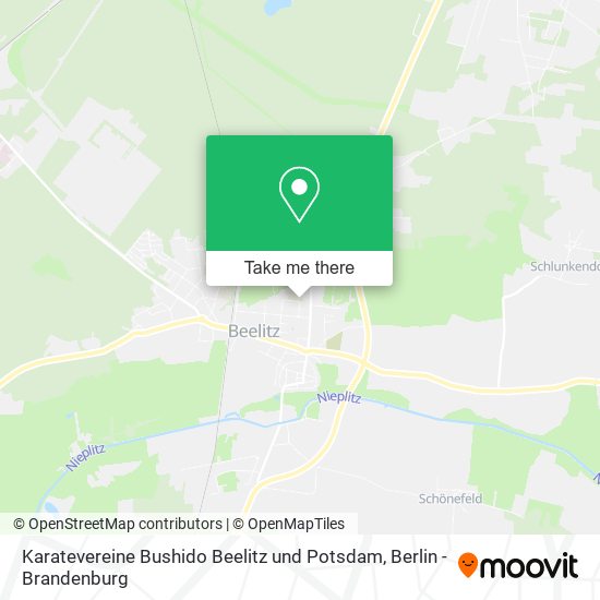 Karatevereine Bushido Beelitz und Potsdam map