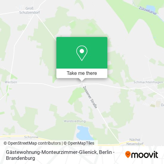 Gästewohnung-Monteurzimmer-Glienick map