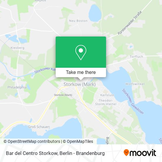 Карта Bar del Centro Storkow