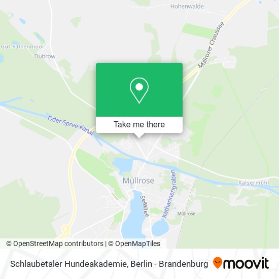Schlaubetaler Hundeakademie map